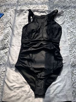 Black One Piece Bathing Suit