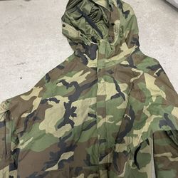 Official Military Army Jacket with Hoodie