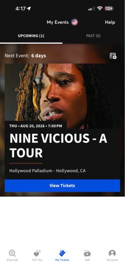 Nine vicious ticket