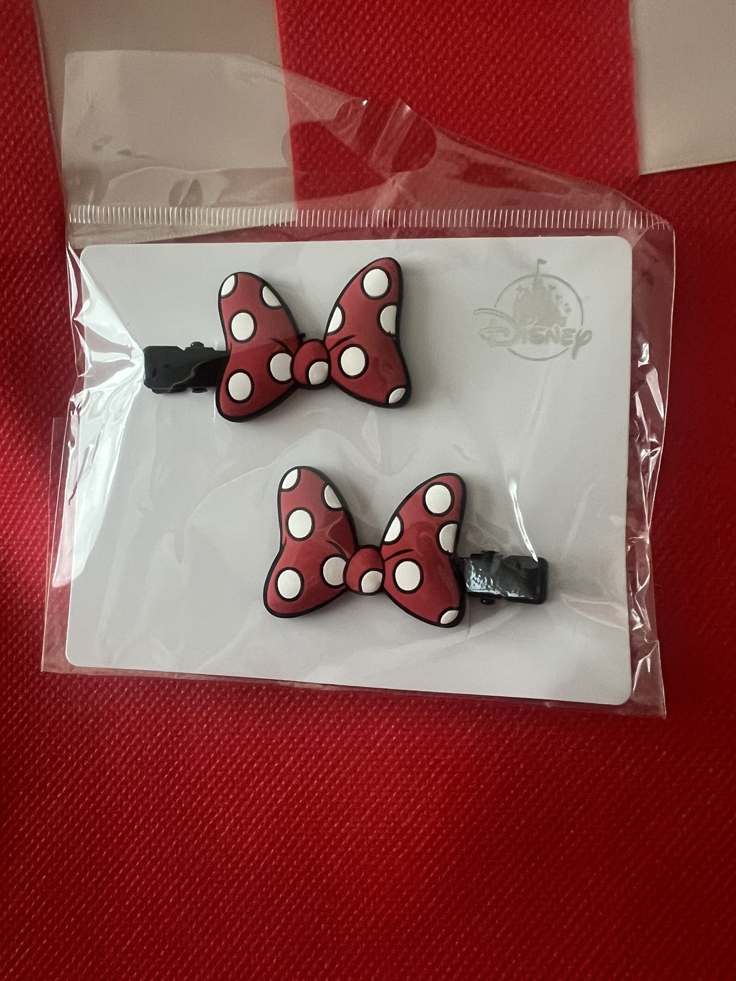 Exclusive Disney Tokyo Minnie Bow Hair Clips