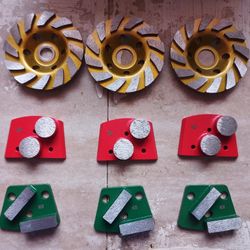 Metal Grinding Diamond Pads & Floor Burnisher, Polisher, Buffer 