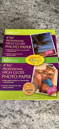 Royal Brites Box Of 4x6 Photo Paper