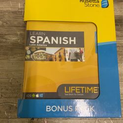 🗺️ Roseta Stone Learn Spanish Latin America Bonus Pack🆕