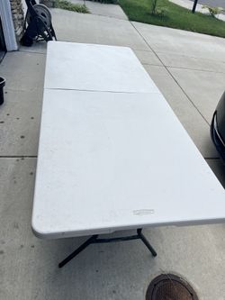 6 Foot Folding Table - Home Depot
