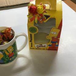 The Simpsons HOMER 2000 Fox  Sweet Gift Mug With Chocolates In Original Box NEW