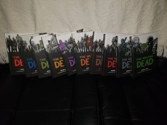 Walking dead hardback comic books