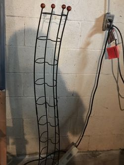 Black clothes hanger