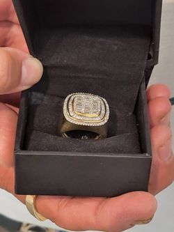 10kt 1ct And 1/4 Diamond Ring For Men