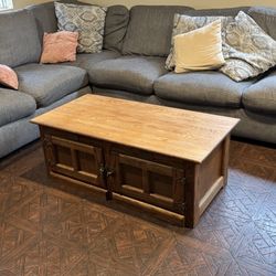 Oak Wooden Coffee Table