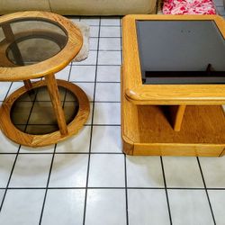 Beautiful Solid Wood and Glass Coffee Tables