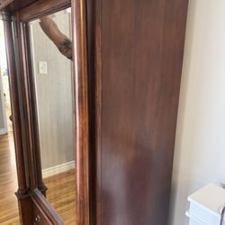 Beautiful Antique Wood Armoire