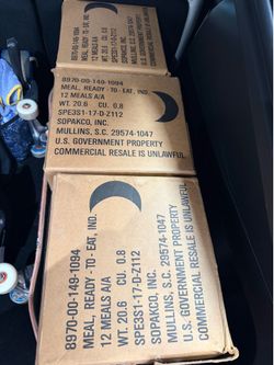 Military MREs – Complete & Sealed Cases 🇺🇸
