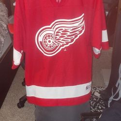 Steve Yzerman Detroit Red Wings Logo 7 Jersey Vintage Men Xl