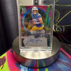 Justin Herbert 1/1 Panini Black Box On Card Auto 2024