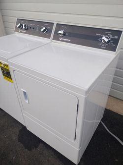 Speed queen large capacity commercial washer and electric dryer set good working