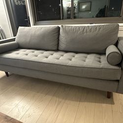 Grey Sofa 84 In 