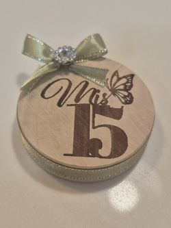 Recuerdos Para Quinceañera Sweet 15,16 Madera Destapadores Openers Keepsakes 