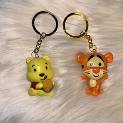 Winnie The Pooh Or Tigger Keychain