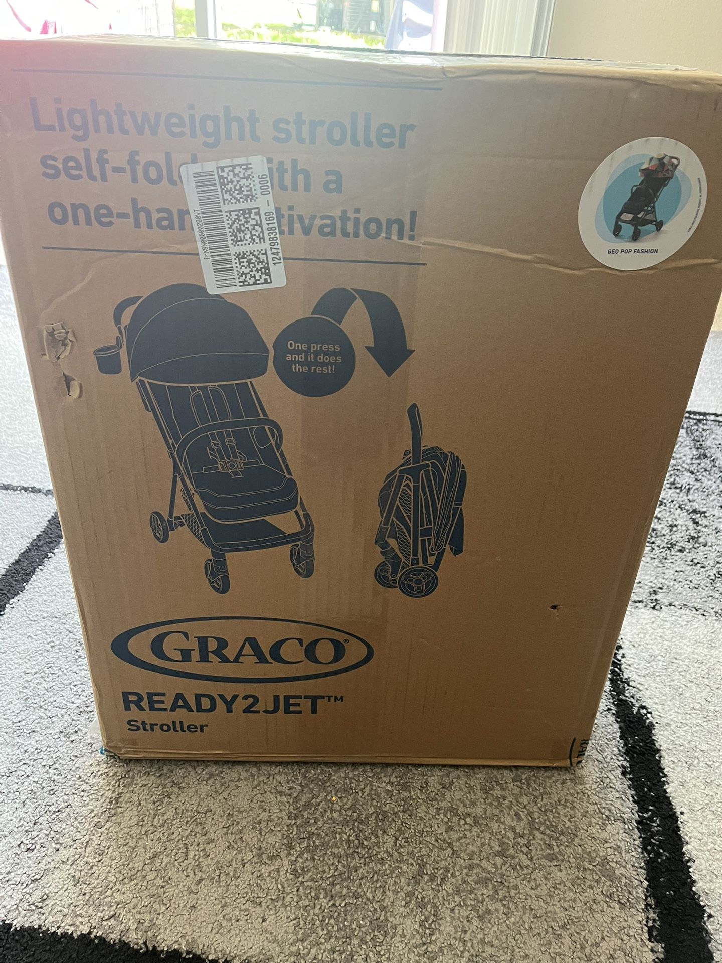 Graco Ready2Jet Compact Stroller – Compact Travel Stroller with Automatic Fold