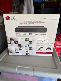 LG BP175 Wired Streaming Blu-ray DVD Player