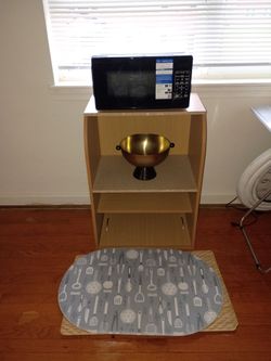 Microwave and stand