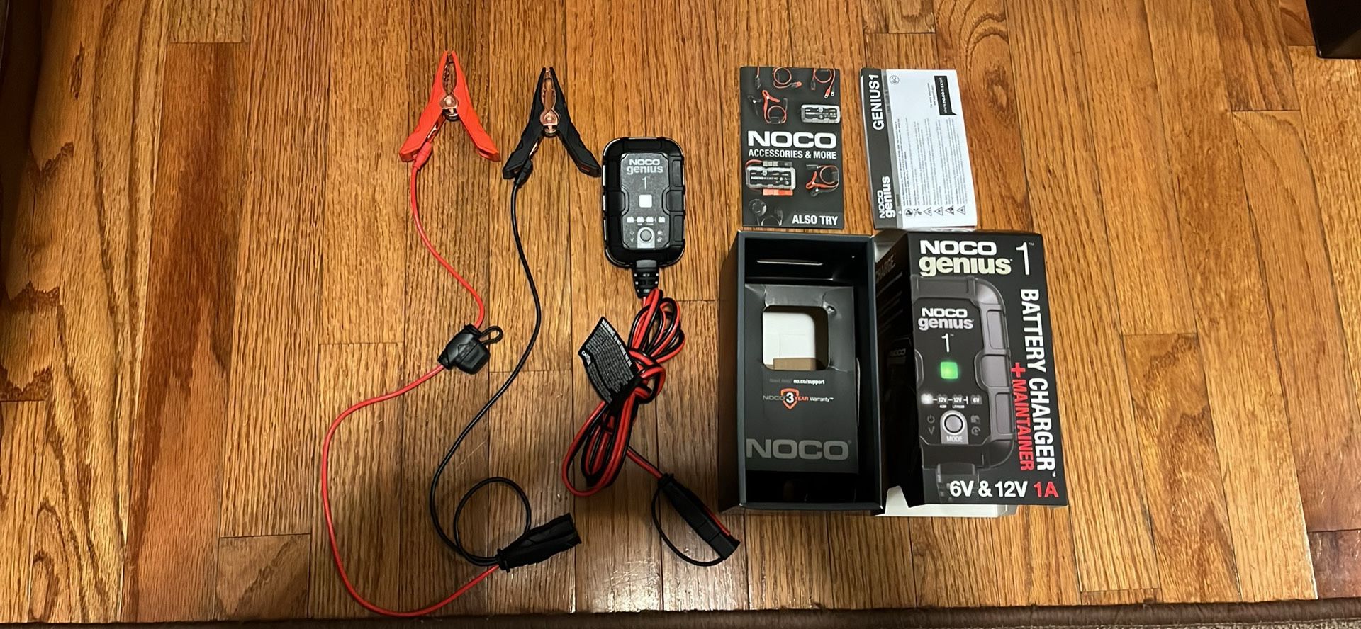 Noco Genius 1 6V & 12V Car/Truck/SUV Battery Charger +Maintainer