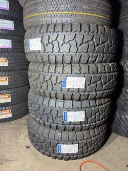 35x12.50r17 maxtrek rt installation and balance include