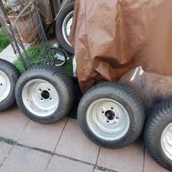 Gulfcart Rims & Tires $200