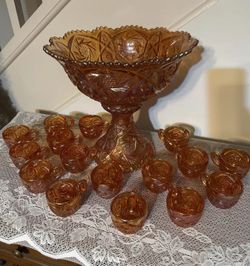 Imperial Glass Punch Set