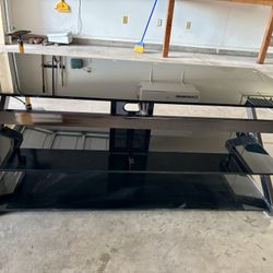 Glass Entertainment Center Table