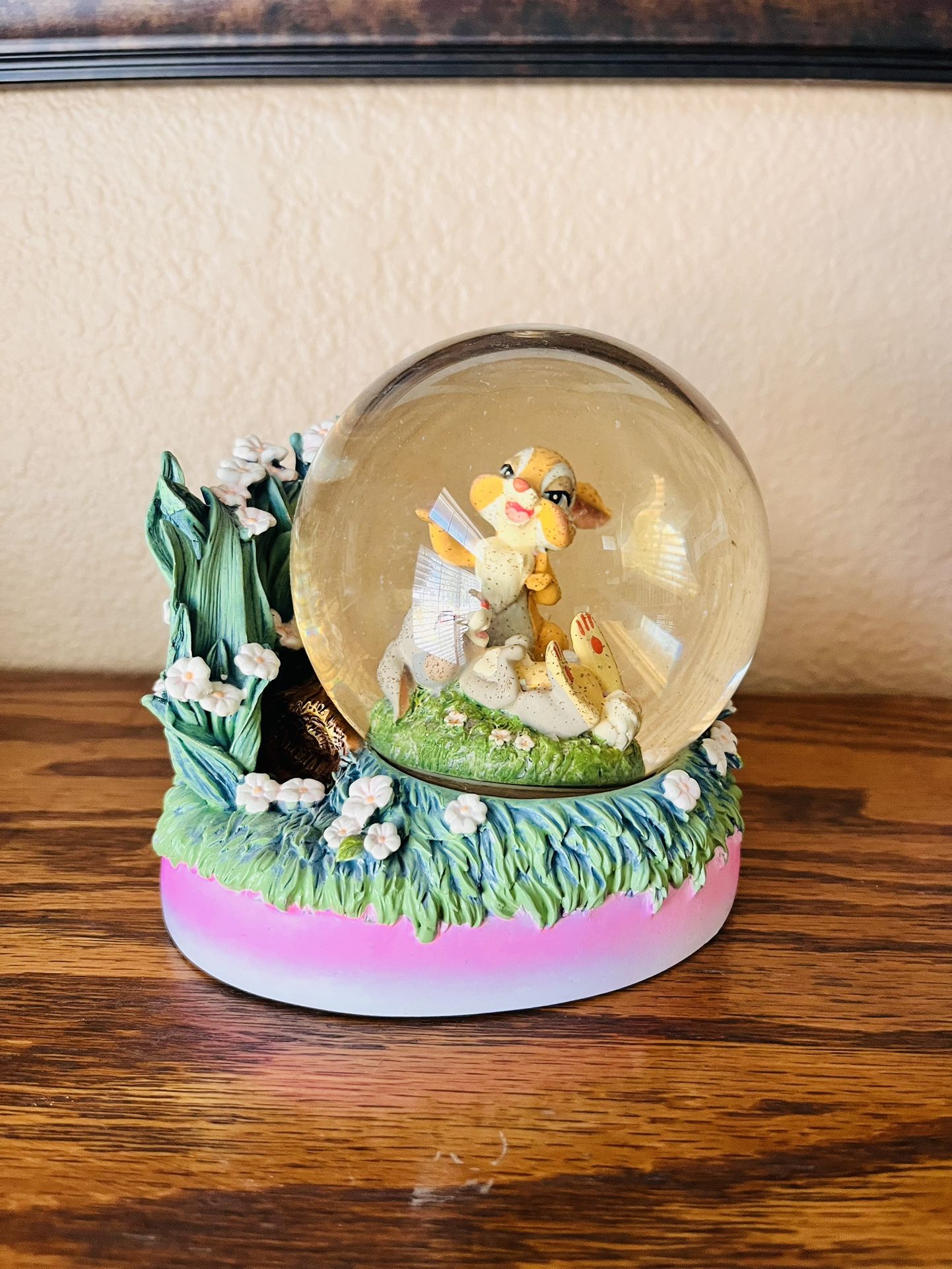 Disney Thumper & Ms. Bunny Snow globe