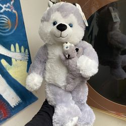 Goffa Collectible Plush Husky Wolf 20 Inch