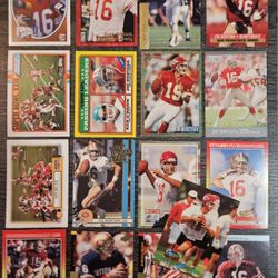 (17) All Different Joe Montana Football Card Lot San Francisco 49ers Chiefs NFL - Multiple Available