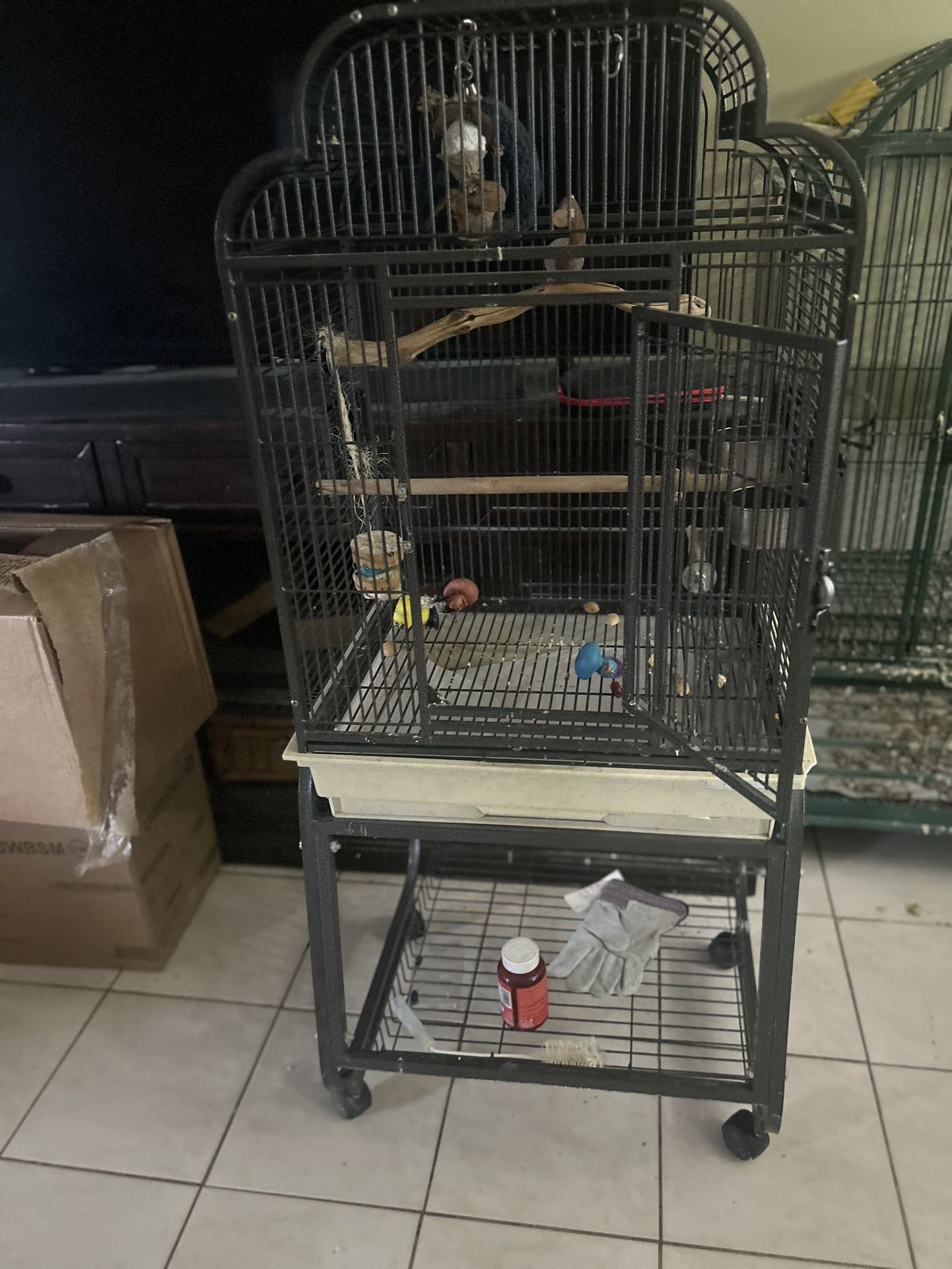 Parrot Bird Cage / Stand 