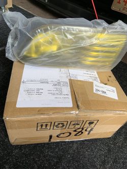 FOR 05-10 SCION TC JDM AMBER LENS BLACK FOG LIGHTLamp+Bulb