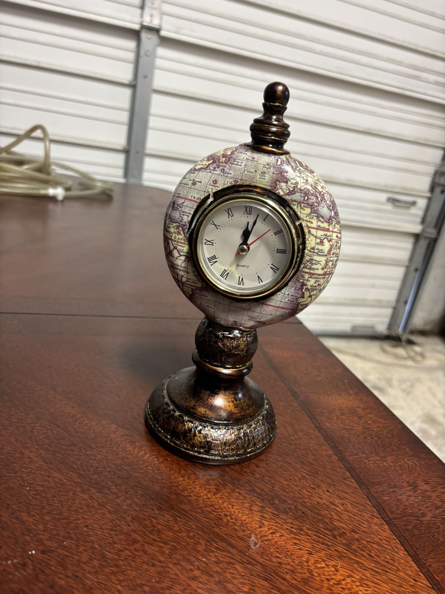 Antique marbled clock