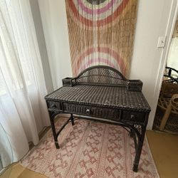Rattan Desk 