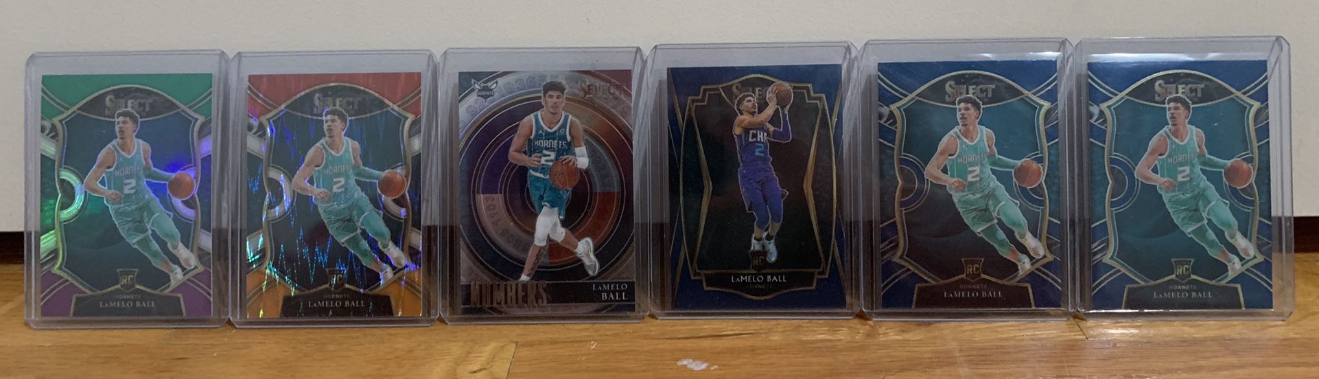 LOT OF 6 LAMELO BALL ROOKIE CARDS 🔥🔥🔥
