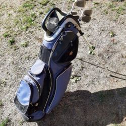 Golf Bab With Clubs