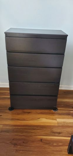 5 drawer dresser 48"H, 28"W, 15"D