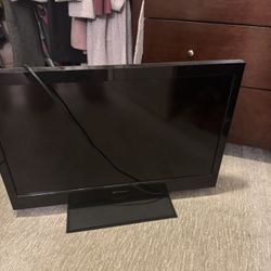 Emerson flat-screen LCD television, likely a 32-inch 