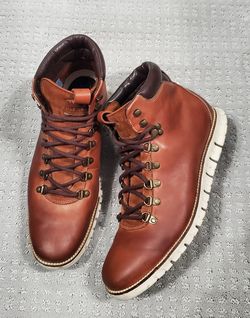 Cole Haan  Zerogrand Hiker Waterproof Boots in British Tan Men Size 12 M