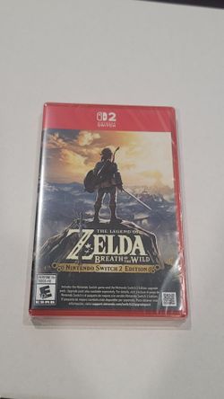 Zelda Breath of the Wild Nintendo Switch 2 Edition brand new factory sealed