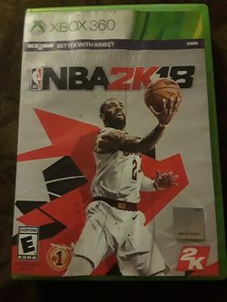 X box 360 NBA 2k18