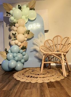 Oh Baby “Blue” Themed Balloon Garland 