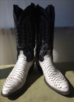 Vintage Laredo Leather Western Cowboy Boots - Men's Size 9D