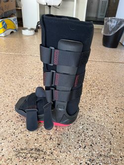 Walker boot, Fracture Boot, Large, Black