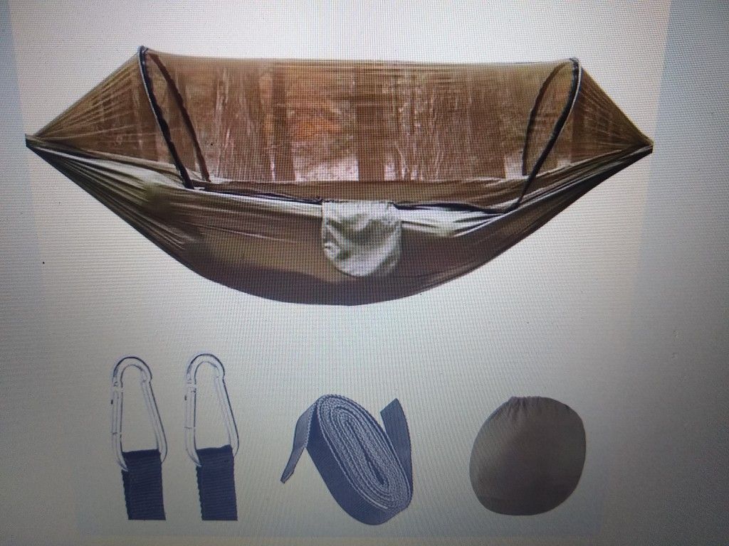 New Hammock With Bug Mosquito Mesh Ultralight Camping Backpacking Hiking Tree Hanging REI Osprey Gossamer Gear MSR Packable Eno Klymit Patagonia