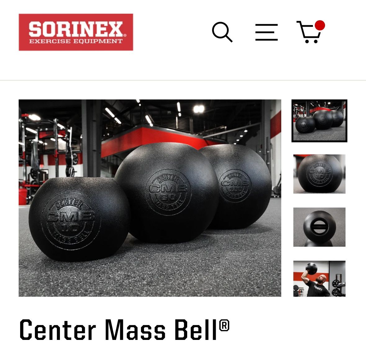 Sorinex Center Mass Bell Set 60 70 80 Lbs