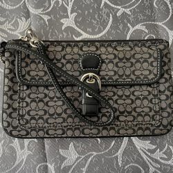 Coach Wristlet With Classic Small “C”